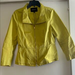 Lafayette 148 New York Chartreuse Blazer